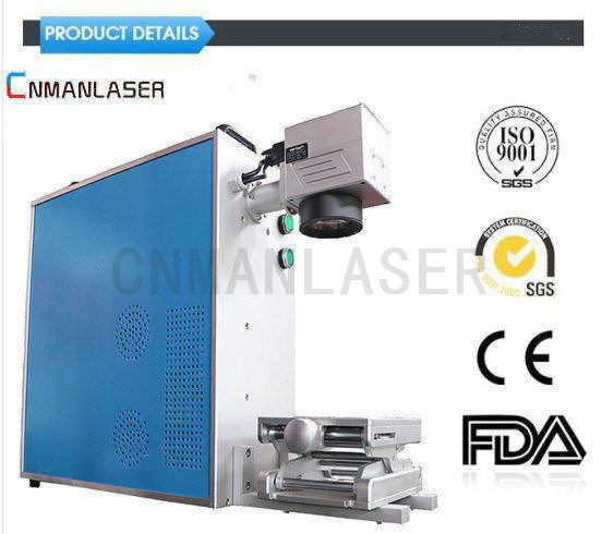 30W Portable Split Fiber Laser Marking Machine for Plastic Bottle