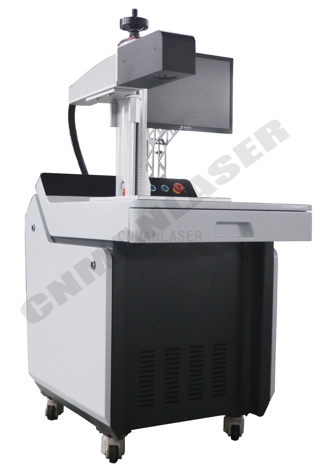 50W 3D Laser Engraving Machine Engrave on Any Curved Workpieces